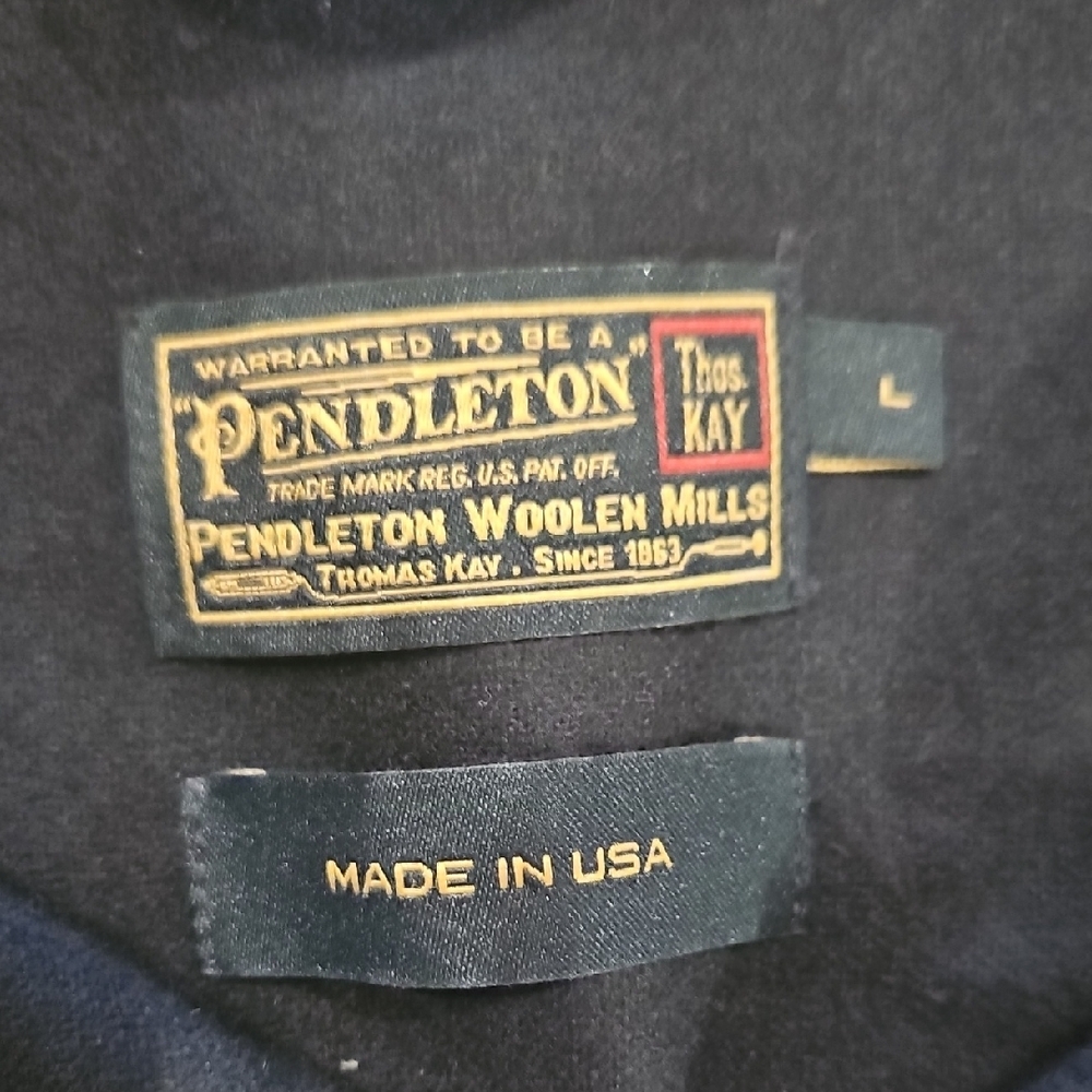 Pendleton Navy Button-Up Jacket - image 2